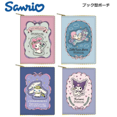 サンリオキャラクターズ ブックカバーコレクション ブック型ポーチ サンスター文具 オシャレ