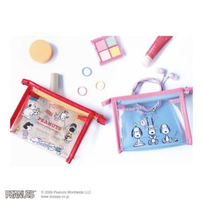 2月下旬入荷 予約 スヌーピー SNOOPY ポーチ フチイロポーチ ティーズファクトリー メーカー公式