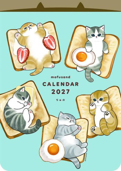モフサンド 2027 Calendar 壁掛けカレンダー2027年 令和9年暦