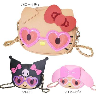 サンリオキャラクターズ ショルダーバッグ サングラスショルダー グラサンシリーズ ハローキティ